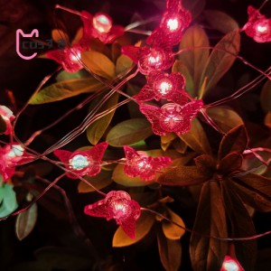 LEDイルミネーションライト 蝶 クリスマスライト ストリングライト 昆虫モチーフ デコレーション Xmas 装飾 雰囲気灯