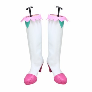 デリシャスパーティプリキュア キュアプレシャス 和実 ゆい なごみゆい  風 コスプレブーツ 靴 cosplay boots コスプレシューズ　パーテ