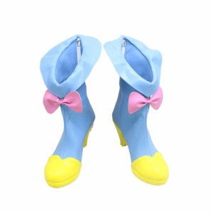 デリシャスパーティプリキュア キュアスパイシー 芙羽ここね ふわ ここね 風 コスプレブーツ 靴 cosplay boots コスプレシューズ　パーテ