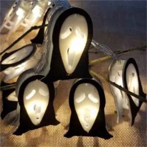 ハロウィン 幽霊 LEDイルミネーションライト  ストリングライト 吊り飾り 電飾 雰囲気造り