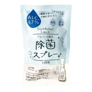 携帯用アルコール除菌スプレー30ml(熨斗・包装不可 景品 賞品 ノベルティ イベント