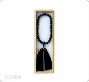 (数珠・念珠)男性用オニキス 10mm玉(内祝い ギフト 贈り物 お返し)