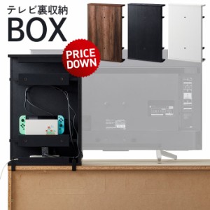 【値下げ】 テレビ裏収納ラック 背面収納 テレビ裏 収納 テレビ裏ラック ちょい足し ボックス テレビ裏収納棚 電源 タップ テレビラック 