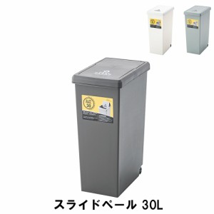 【値下げ】 スライドペール 30L 幅24 奥行37 高さ53cm ペール ダストボックス ごみ箱 ゴミ箱 おしゃれ インテリア