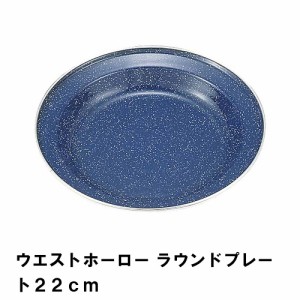 プレート 皿 ホーロー 22cm おしゃれ BBQ用 食器 径22.1 高さ3.4 ほうろう シンプル 高級感 ストーン調 アウトドア キャンプ