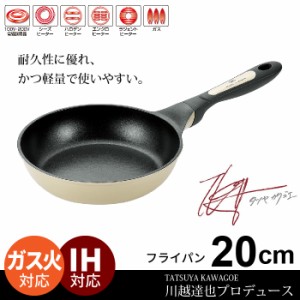 炒め鍋 鍋 なべ フライパン 20cm IH フッ素加工 軽量 /川越達也 軽い 調理器具 キッチンツール 新生活 一人暮らし 軽 人気