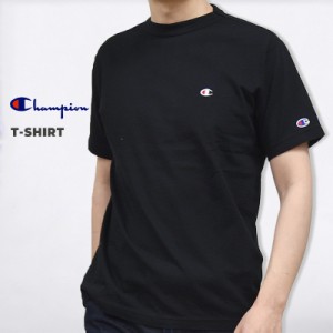 チャンピオン champion メンズ Tシャツ カジュアルスポーツ ロゴ T-SHIRT C3-P300 黒 灰 白 紺