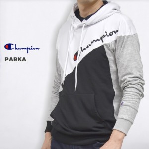 チャンピオン champion  トレーナー スウェット カジュアル ウエア トレーニング トップス  スポーツ 運動 PARKA C3-RS102 黒 白