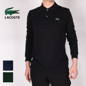 ラコステ lacoste メンズ カジュアル トップス ロゴ オリジナルフィット 長袖 ポロシャツ L1312LJ-99 031 166 YZP 黒 緑 紺