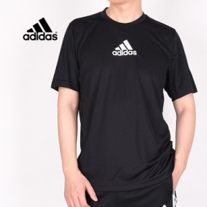 アディダス adidas メンズ Tシャツ スポーツウェア トレーニング 運動 M D2M 3ストライプス Tシャツ GM2126 黒