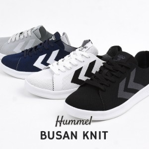 ヒュンメル hummel スニーカー メンズ レディース カジュアル BUSAN KNIT HM211897 1009 2042 2509 9806 ホワイト グレー ブラック