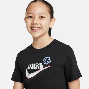 ナイキ nike 半袖 キッズ スポーツ ウェア ファッション カジュアル YTH ガールズ NSW HILO クラフト S/S Ｔシャツ DV0556 010