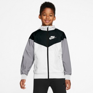 ナイキ nike ジュニア キッズ 子供 スポーツウェア ファッション 運動 YTH ウィンドランナー フーディ ジャケット 850443 102 白