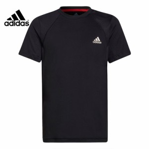 アディダス adidas  キッズ ジュニア 子供 Tシャツ 半袖 スポーツ ウェア ファッション YB XFG AR Tシャツ  HE1958 黒