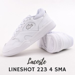 ラコステ lacoste スニーカー メンズ カジュアル ローカット シューズ ファッション 靴 LINESHOT 223 4 SMA 46SMA0110 21G 白