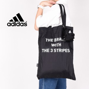 アディダス adidas エコバッグ 折りたたみ コンパクト 軽量 おしゃれ バッグ  レディース メンズ パッカブルエコバッグ IB0294 黒