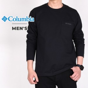 コロンビア columbia メンズ Tシャツ 長袖 カジュアル ヤングストリートロングスリーブクルー PM0421 010 101 102 黒 白