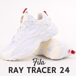 フィラ fila スニーカー レディース ローカット ダッド カジュアル 靴 ファッション おしゃれ RAY TRACER 24 WSS24024 155 白