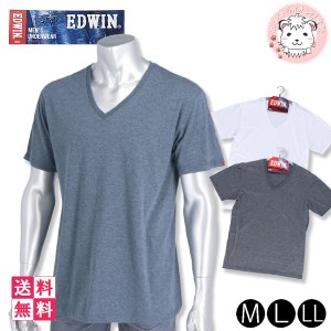 tシャツ 6枚セット 半袖 メンズ Vネック Tシャツ エドウィン EDWIN VネックTシャツ M/L/LL