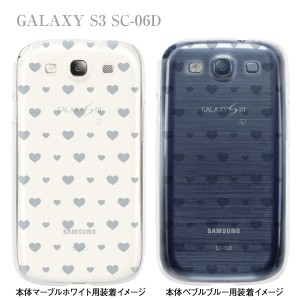 【GALAXY S3 SC-06D】【docomo】【ケース】【カバー】【スマホケース】【ミニハート】　06-sc06d-ca0021k