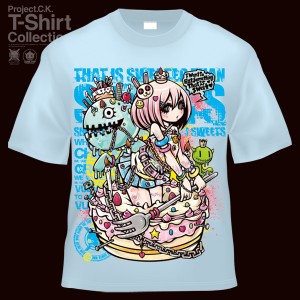 【Project.C.K】【プロジェクトシーケー】【Tシャツ】【キャラクター】【SWEETS】11-pck-0051