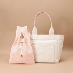 サマンサタバサ ハンドバッグ Dream bag for キャンバストート 大サイズ ピンク Samantha Thavasa サマンサ タバサ