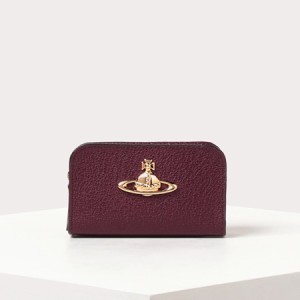 ヴィヴィアンウエストウッド マルチケース　EXECUTIVE　ラウンドファスナーマルチケース　ワインレッド Vivienne Westwood