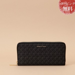 サマンサタバサ Samantha Thavasa 長財布 ST Jacquard ラウンド長財布 ブラック