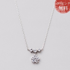 サマンサティアラ Samantha Tiara ネックレス トパーズ フラワーネックレス K10 WG 