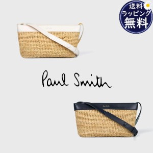 ポールスミス Paul Smith ショルダーバッグ ウーブンラフィア  