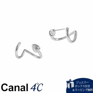 カナルヨンドシー Canal 4℃ アクセサリー 【Jewel Flow】 シルバー ピアス キュービックジルコニア 