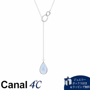 【送料無料】【ラッピング無料】カナルヨンドシー Canal 4℃ カナル4℃ シルバー ネックレス オパール/ホワイト・トパーズ 