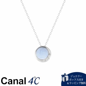 【送料無料】【ラッピング無料】カナルヨンドシー Canal 4℃ カナル4℃ シルバー ネックレス オパール/ホワイト・トパーズ 