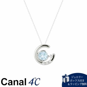 【送料無料】【ラッピング無料】カナルヨンドシー Canal 4℃ カナル4℃ シルバー ネックレス ブルー・トパーズ/ホワイト・トパーズ 