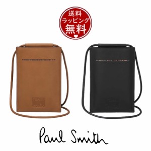 ポール・スミス Paul Smith スマホショルダー ストライプスリット ショルダーポーチ ユニセックス  