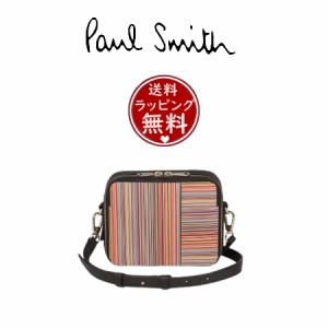 ポール・スミス Paul Smith ショルダーバッグ シグネチャーストライプパッチワーク 2WAY ミニショルダー ユニセックス マルチカラー 