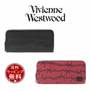 ヴィヴィアン・ウエストウッド Vivienne Westwood 長財布 BARBED WIRE ラウンドファスナー長財布 ユニセックス  