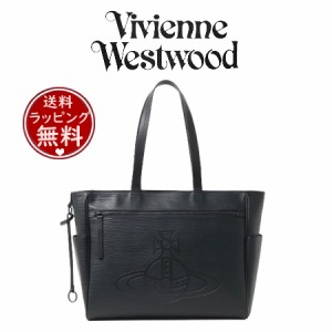 ヴィヴィアン・ウエストウッド Vivienne Westwood トートバッグ フロウ ユニセックス ブラック 