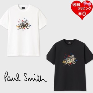 【送料無料】【ラッピング無料】ポールスミス Paul Smith Tシャツ Splash Bicycle オーガニック 綿100%  