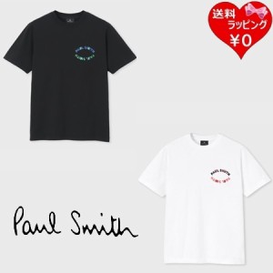 【送料無料】【ラッピング無料】ポールスミス Paul Smith Tシャツ Happy フリップロゴ 半袖 綿100%  