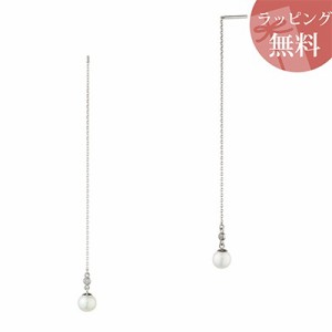 ヨンドシー ピアス K10ホワイトゴールド 4℃