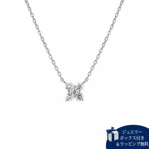 ヨンドシー ネックレス レディース 小花モチーフ プラチナ 4℃