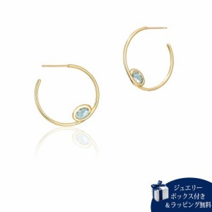 ヨンドシー 4℃ ピアス K10イエローゴールド ピアス アクアマリン 