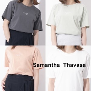 サマンサタバサ Samantha Thavasa サマンサグリーン Samantha Green Tシャツ オーガニックコットン混Tシャツ