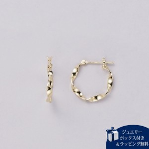 サマンサティアラ Samantha Tiara ピアス K10YG ツイストフープピアス Ｋ10　ＹＧ 