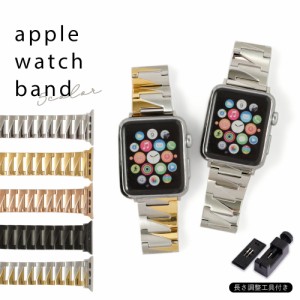 アップルウォッチ apple watch Apple Watch Series 9 アップルウォッチse2ベルト Apple Watch Ultra 2 ステンレス チェーン シルバー ロ