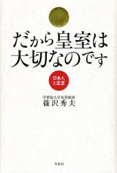 【新品】だから皇室は大切なのです　日本人と皇室　篠沢秀夫/著