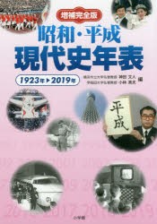 昭和・平成現代史年表　1923年−2019年　神田文人/編　小林英夫/編