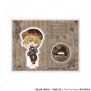 進撃の巨人 アルミン まるかく缶バッチ アルカナカード TVアニメ『進撃