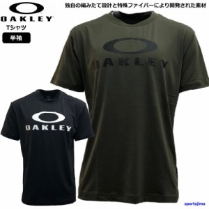 オークリー Tシャツ メンズ トレーニングウェア ランニング 半袖 シャツ FOA405179 ビッグロゴ 吸汗速乾 UV ゆうパケット対応